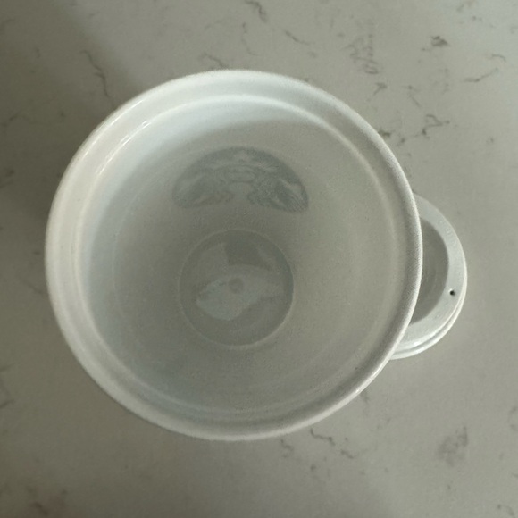 New Starbucks Reusable Plastic White Travel Tumbler with Lid 16oz - Picture 5 of 5